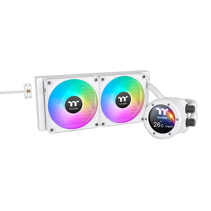 Thermaltake TH240 V2 Ultra EX ARGB Sync All-In-One Liquid Cooler - Snow Edition